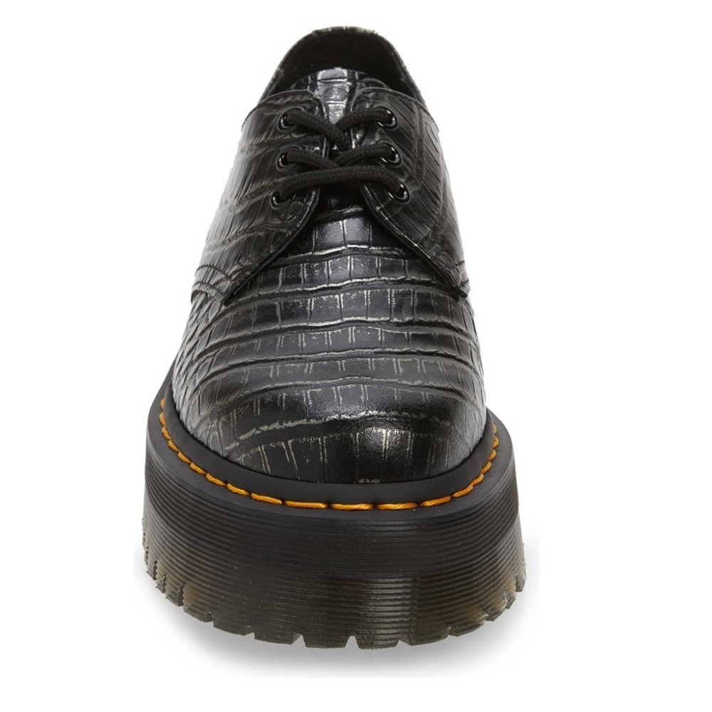 {Dr. martens} 1461 Quad croc print platform derby - Picture 3 of 5
